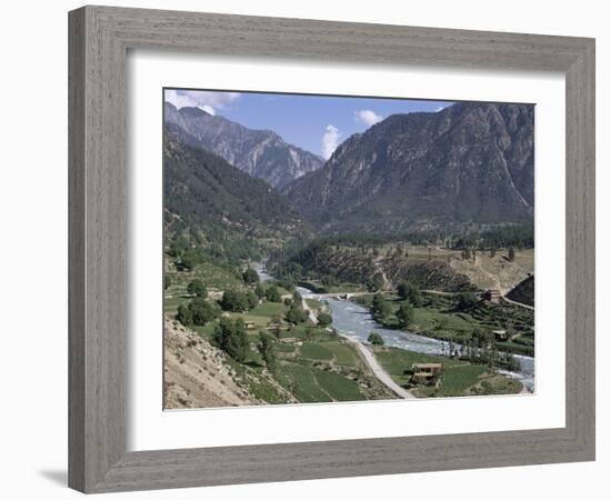 Village of Kacak, Northern Swat Valley, Pakistan-Jack Jackson-Framed Photographic Print