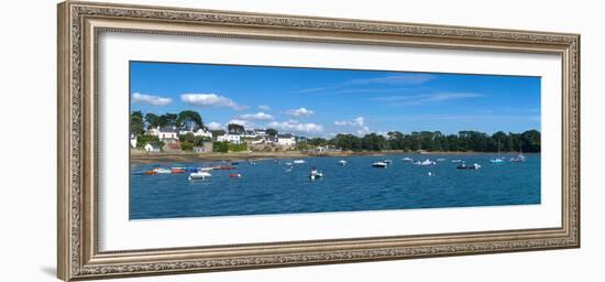 Village of Larmor-Baden, Gulf of Morbihan, Morbihan, Brittany, France-null-Framed Photographic Print