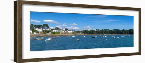 Village of Larmor-Baden, Gulf of Morbihan, Morbihan, Brittany, France-null-Framed Photographic Print