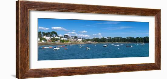 Village of Larmor-Baden, Gulf of Morbihan, Morbihan, Brittany, France-null-Framed Photographic Print