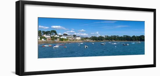 Village of Larmor-Baden, Gulf of Morbihan, Morbihan, Brittany, France-null-Framed Photographic Print