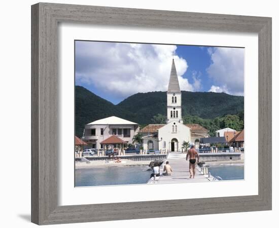 Village of Les Anses d'Arlets, Martinique, West Indies, Caribbean, Central America-Guy Thouvenin-Framed Photographic Print