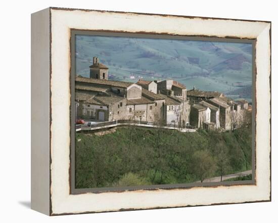 Village of Macchia, Valfortore, Campobasso, Molise, Italy-Sheila Terry-Framed Premier Image Canvas