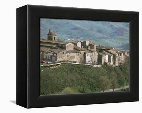 Village of Macchia, Valfortore, Campobasso, Molise, Italy-Sheila Terry-Framed Premier Image Canvas