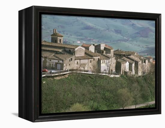Village of Macchia, Valfortore, Campobasso, Molise, Italy-Sheila Terry-Framed Premier Image Canvas
