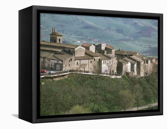 Village of Macchia, Valfortore, Campobasso, Molise, Italy-Sheila Terry-Framed Premier Image Canvas