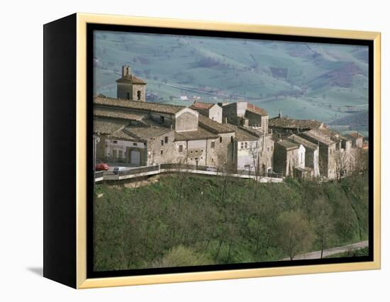 Village of Macchia, Valfortore, Campobasso, Molise, Italy-Sheila Terry-Framed Premier Image Canvas