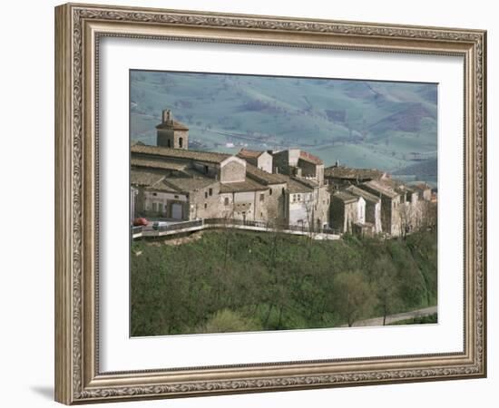 Village of Macchia, Valfortore, Campobasso, Molise, Italy-Sheila Terry-Framed Photographic Print