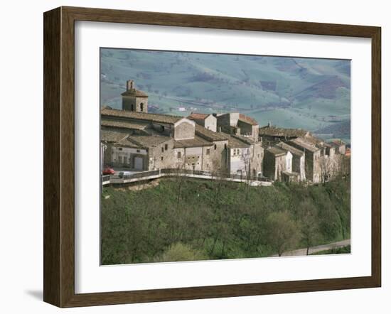 Village of Macchia, Valfortore, Campobasso, Molise, Italy-Sheila Terry-Framed Photographic Print