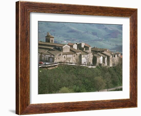 Village of Macchia, Valfortore, Campobasso, Molise, Italy-Sheila Terry-Framed Photographic Print