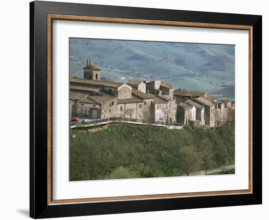 Village of Macchia, Valfortore, Campobasso, Molise, Italy-Sheila Terry-Framed Photographic Print