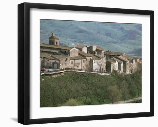 Village of Macchia, Valfortore, Campobasso, Molise, Italy-Sheila Terry-Framed Photographic Print