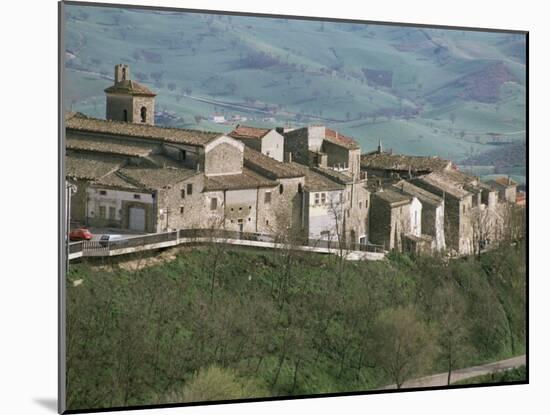 Village of Macchia, Valfortore, Campobasso, Molise, Italy-Sheila Terry-Mounted Photographic Print