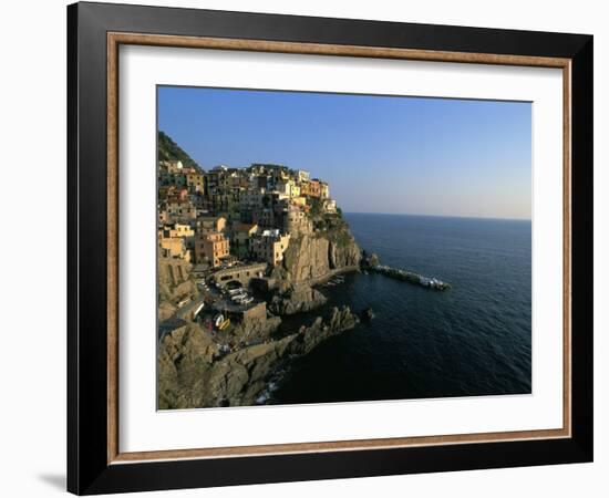 Village of Manarola, Cinque Terre, Unesco World Heritage Site, Liguria, Italy, Mediterranean-Bruno Morandi-Framed Photographic Print