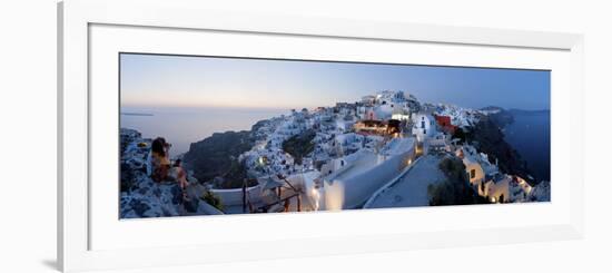 Village of Oia (La), Santorini (Thira), Cyclades Islands, Greece-Gavin Hellier-Framed Photographic Print