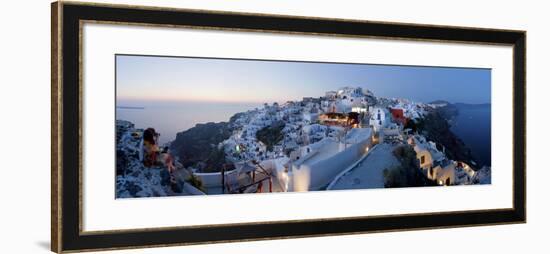 Village of Oia (La), Santorini (Thira), Cyclades Islands, Greece-Gavin Hellier-Framed Photographic Print