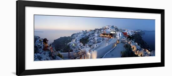 Village of Oia (La), Santorini (Thira), Cyclades Islands, Greece-Gavin Hellier-Framed Photographic Print