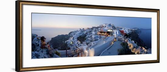 Village of Oia (La), Santorini (Thira), Cyclades Islands, Greece-Gavin Hellier-Framed Photographic Print