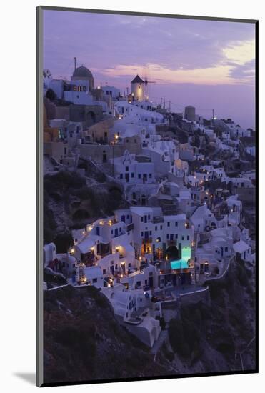 Village of Oia, Santorini, Cyclades, Greece-Gavin Hellier-Mounted Photographic Print