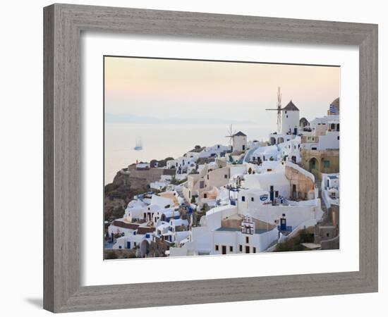 Village of Oia, Santorini (Thira), Cyclades Islands, Aegean Sea, Greek Islands, Greece, Europe-Gavin Hellier-Framed Photographic Print