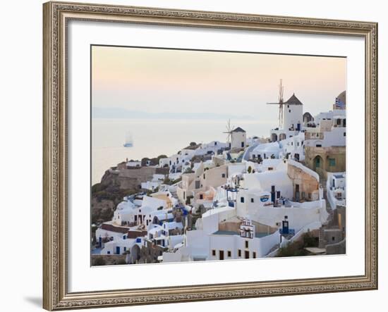 Village of Oia, Santorini (Thira), Cyclades Islands, Aegean Sea, Greek Islands, Greece, Europe-Gavin Hellier-Framed Photographic Print