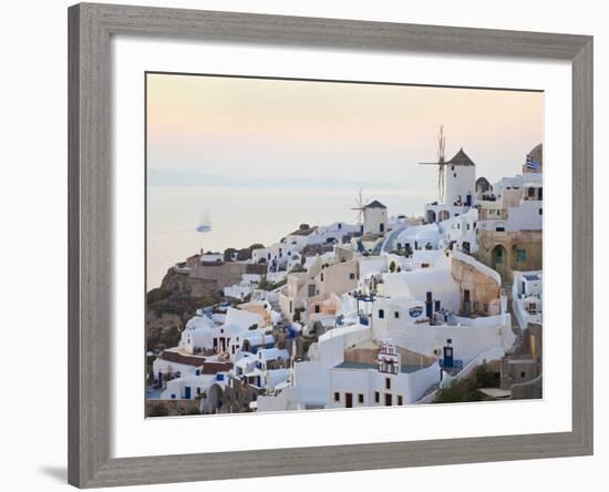 Village of Oia, Santorini (Thira), Cyclades Islands, Aegean Sea, Greek Islands, Greece, Europe-Gavin Hellier-Framed Photographic Print