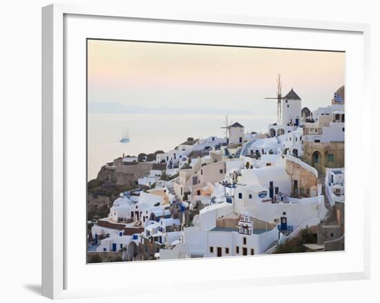 Village of Oia, Santorini (Thira), Cyclades Islands, Aegean Sea, Greek Islands, Greece, Europe-Gavin Hellier-Framed Photographic Print