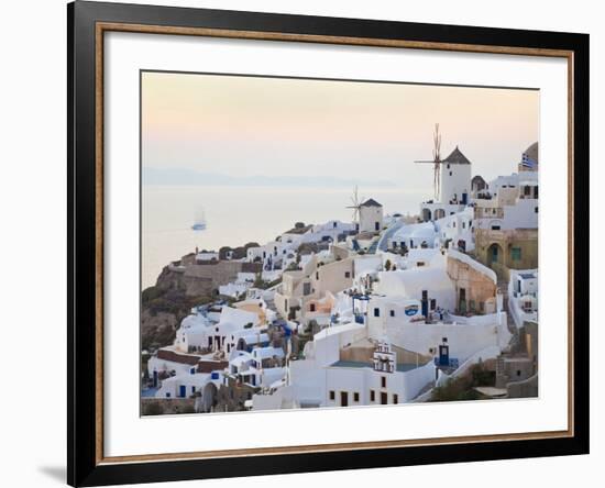 Village of Oia, Santorini (Thira), Cyclades Islands, Aegean Sea, Greek Islands, Greece, Europe-Gavin Hellier-Framed Photographic Print