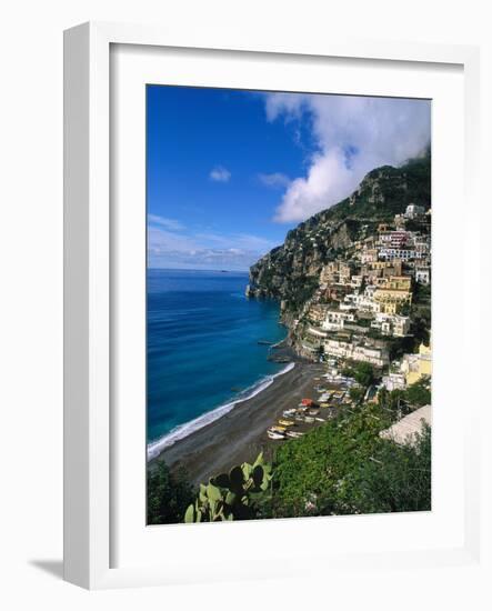 Village of Positano, Italy-Bill Bachmann-Framed Photographic Print