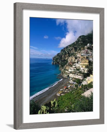 Village of Positano, Italy-Bill Bachmann-Framed Photographic Print