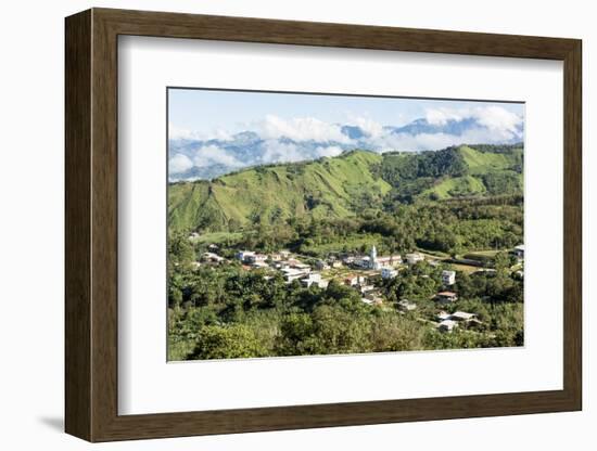 Village of Salati on Zaruma to El Cisne road, in southern highlands, Ecuador, South America-Tony Waltham-Framed Photographic Print
