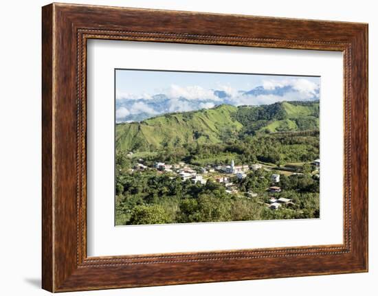 Village of Salati on Zaruma to El Cisne road, in southern highlands, Ecuador, South America-Tony Waltham-Framed Photographic Print