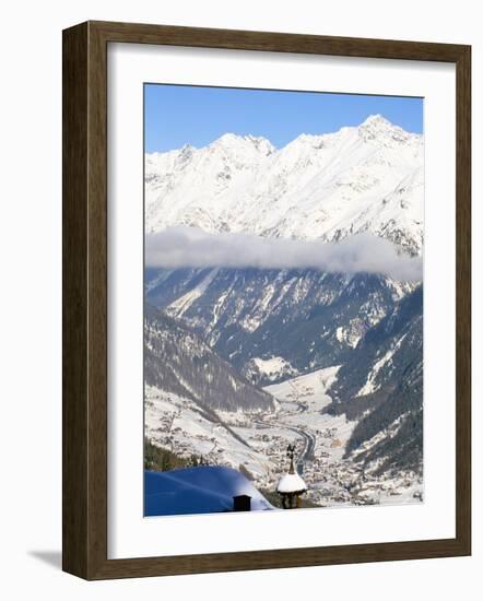 Village of Solden in Tirol Alps, Tirol, Austria-Richard Nebesky-Framed Photographic Print