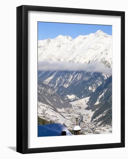 Village of Solden in Tirol Alps, Tirol, Austria-Richard Nebesky-Framed Photographic Print