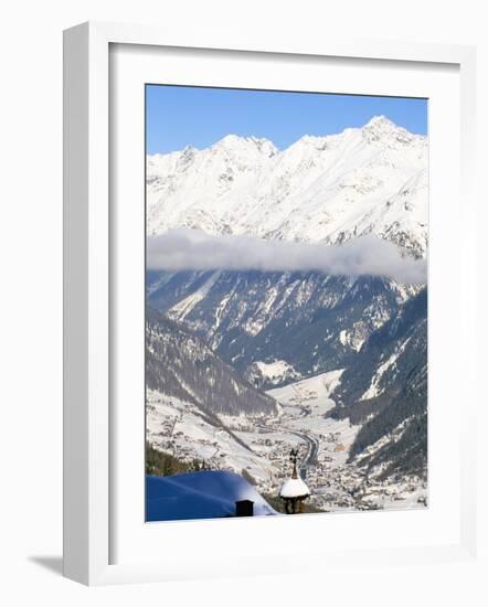 Village of Solden in Tirol Alps, Tirol, Austria-Richard Nebesky-Framed Photographic Print