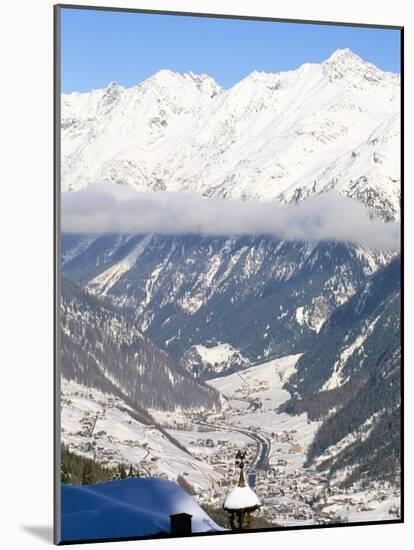 Village of Solden in Tirol Alps, Tirol, Austria-Richard Nebesky-Mounted Photographic Print