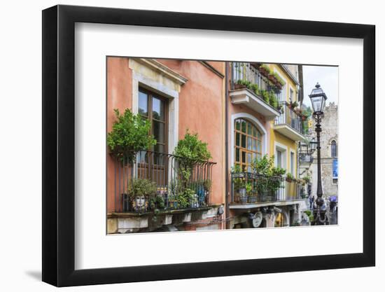 Village of Taormina. Sicily. Italy-Tom Norring-Framed Photographic Print