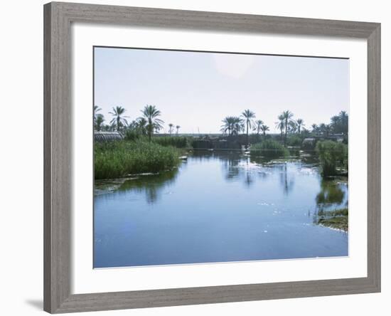 Village of the Marsh Arabs, Taken in the 1970S, Iraq, Middle East-Harding Robert-Framed Photographic Print