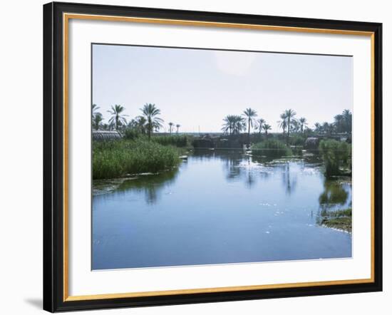 Village of the Marsh Arabs, Taken in the 1970S, Iraq, Middle East-Harding Robert-Framed Photographic Print