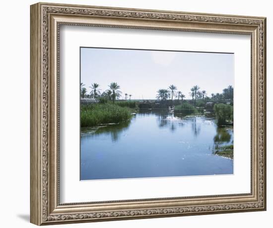 Village of the Marsh Arabs, Taken in the 1970S, Iraq, Middle East-Harding Robert-Framed Photographic Print