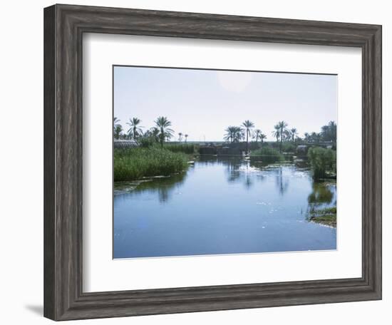 Village of the Marsh Arabs, Taken in the 1970S, Iraq, Middle East-Harding Robert-Framed Photographic Print