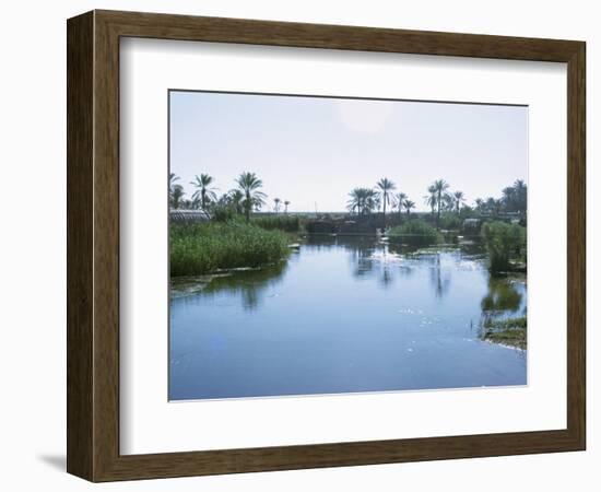 Village of the Marsh Arabs, Taken in the 1970S, Iraq, Middle East-Harding Robert-Framed Photographic Print