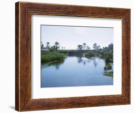 Village of the Marsh Arabs, Taken in the 1970S, Iraq, Middle East-Harding Robert-Framed Photographic Print