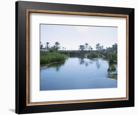 Village of the Marsh Arabs, Taken in the 1970S, Iraq, Middle East-Harding Robert-Framed Photographic Print