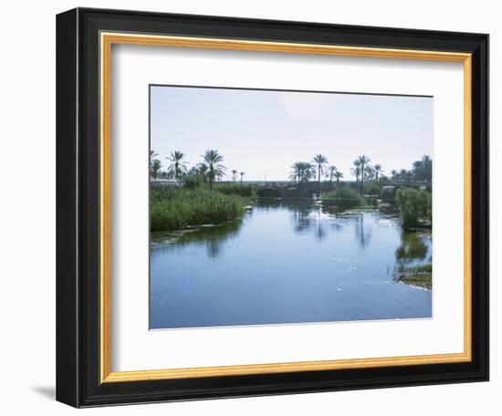 Village of the Marsh Arabs, Taken in the 1970S, Iraq, Middle East-Harding Robert-Framed Photographic Print