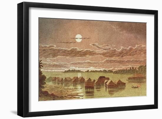 Village on Basilan, Philippines-null-Framed Giclee Print