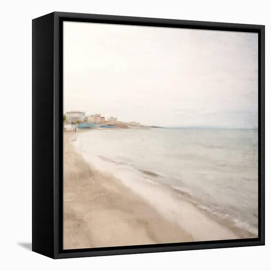 Village On The Coast-Kimberly Allen-Framed Stretched Canvas