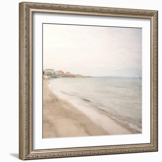 Village On The Coast-Kimberly Allen-Framed Art Print