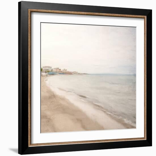 Village On The Coast-Kimberly Allen-Framed Art Print