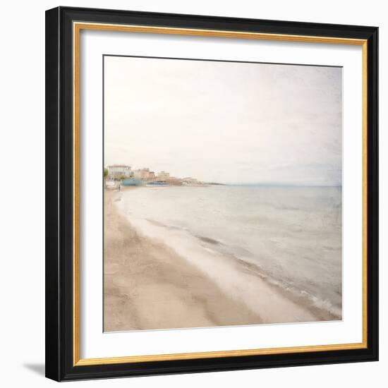 Village On The Coast-Kimberly Allen-Framed Art Print